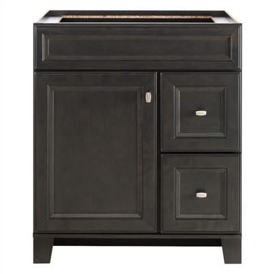 30palcové šedé koupelnové umyvadlo