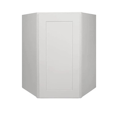 Diagonální rohová nástěnná skříňka